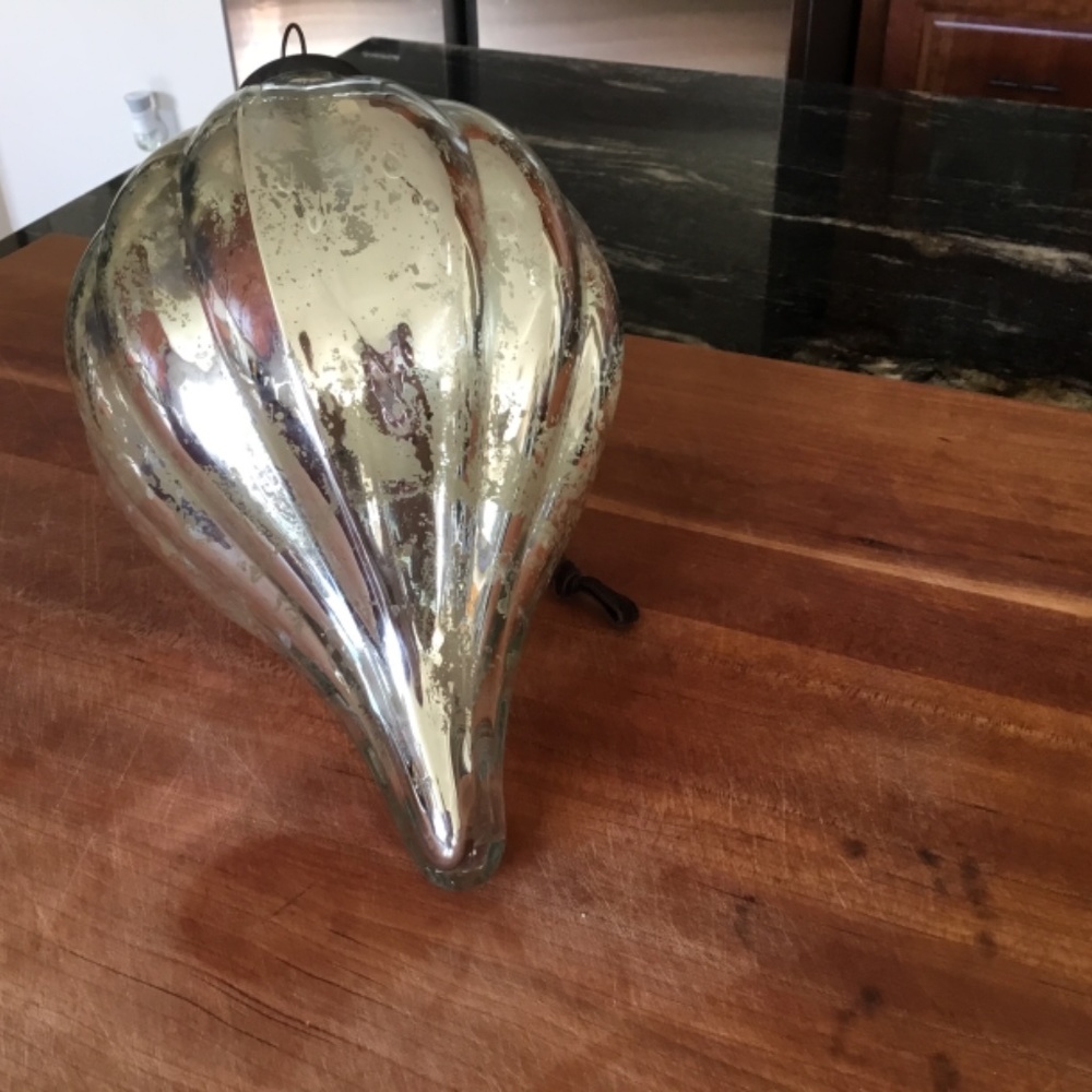 COPY - Pottery barn mercury glass ornament decor XL - Picture 2 of 5